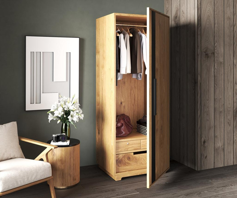 Rori Single Door Wardrobe - Ambiance Image~~