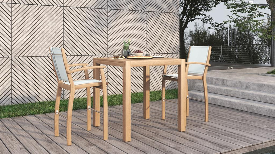 Rivera Stacking Bar Chair - Ambiance Image~~ Rivera Stacking Bar Chair - Ambiance Image~~