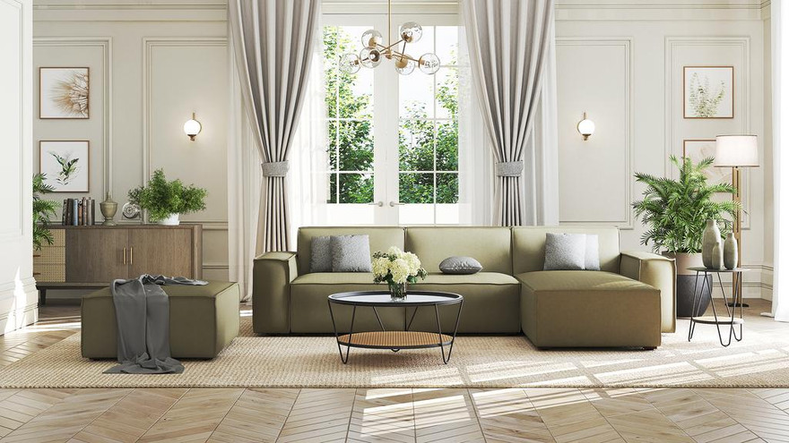 Martha Modular 2 Seater Sofa Left - Ambiance Image~~