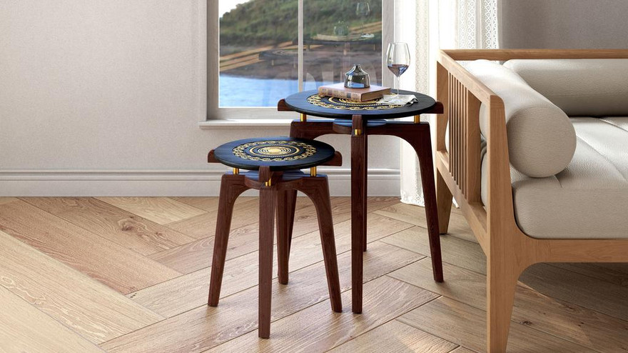 Torajo Accent Table Tall - Ambiance Image~~
