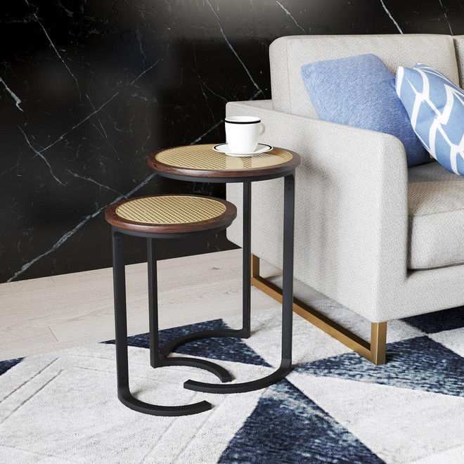 Twin Accent Table Tall - Ambiance Image~~