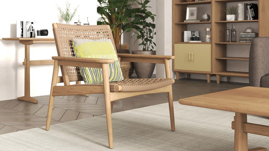 Theo Lounge Armchair - Ambiance Image~~