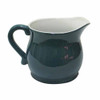 5.5"H Blue Ceramic Pitcher