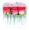 6" Clear Acrylic Square Flower Box