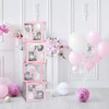 Pink Balloon Baby Boxes - 4 Pieces