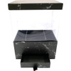 12" Marbled Floral Box with Drawer and Insert - Black