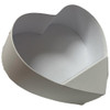 10" White Standup Floral Heart