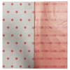 Pink Polkadot Floral Wrapping Paper - 20 Sheets