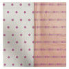Lavender Polkadot Floral Wrapping Paper - 20 Sheets