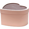 10" Acetate Lid Textured Heart Floral Box - Pink