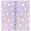 Daisy Print Lilac Floral Wrapping Paper - 20 Sheets