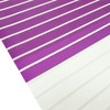 Violet Stripes Floral Wrapping Paper - 20 Sheets