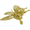 5.5" Double Level Butterflies - 7 Pack - Gold