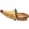 13" Bamboo Cornucopia with Liner