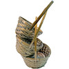 10” Bamboo Basket Set of 3 - Brown