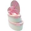 8" Heart Chocolate & Berry Box - Set of 3 - Perfect Pink