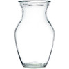 8" Glass Clear Rose Floral Vase - 12 Vases