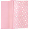 Cupids Love Arrow Pink Floral Wrapping Paper - 20 Sheets