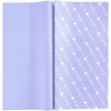 Cupids Love Arrow Lavender Floral Wrapping Paper - 20 Sheets