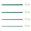 18” Green Coated Florist Wire - 24GA - 12Lbs