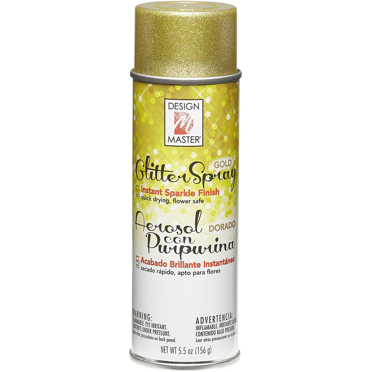 Design Master Floral Glitter Spray - Gold - LO Florist Supplies