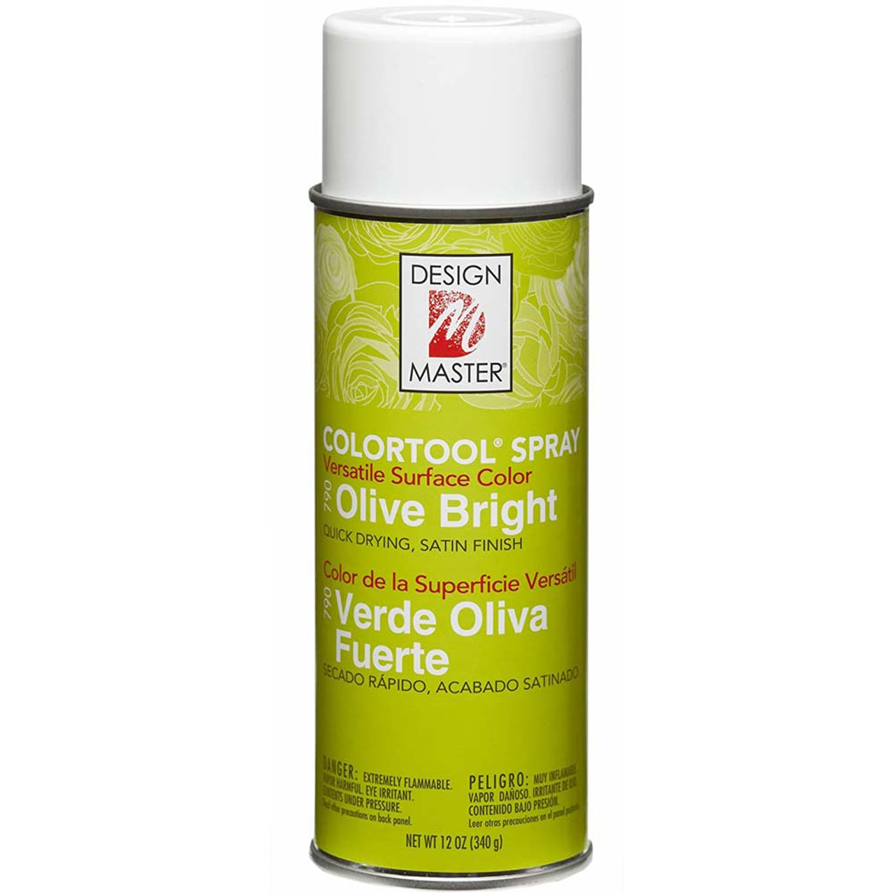 Design Master Colortool Spray Paint 12Oz-Olive Bright