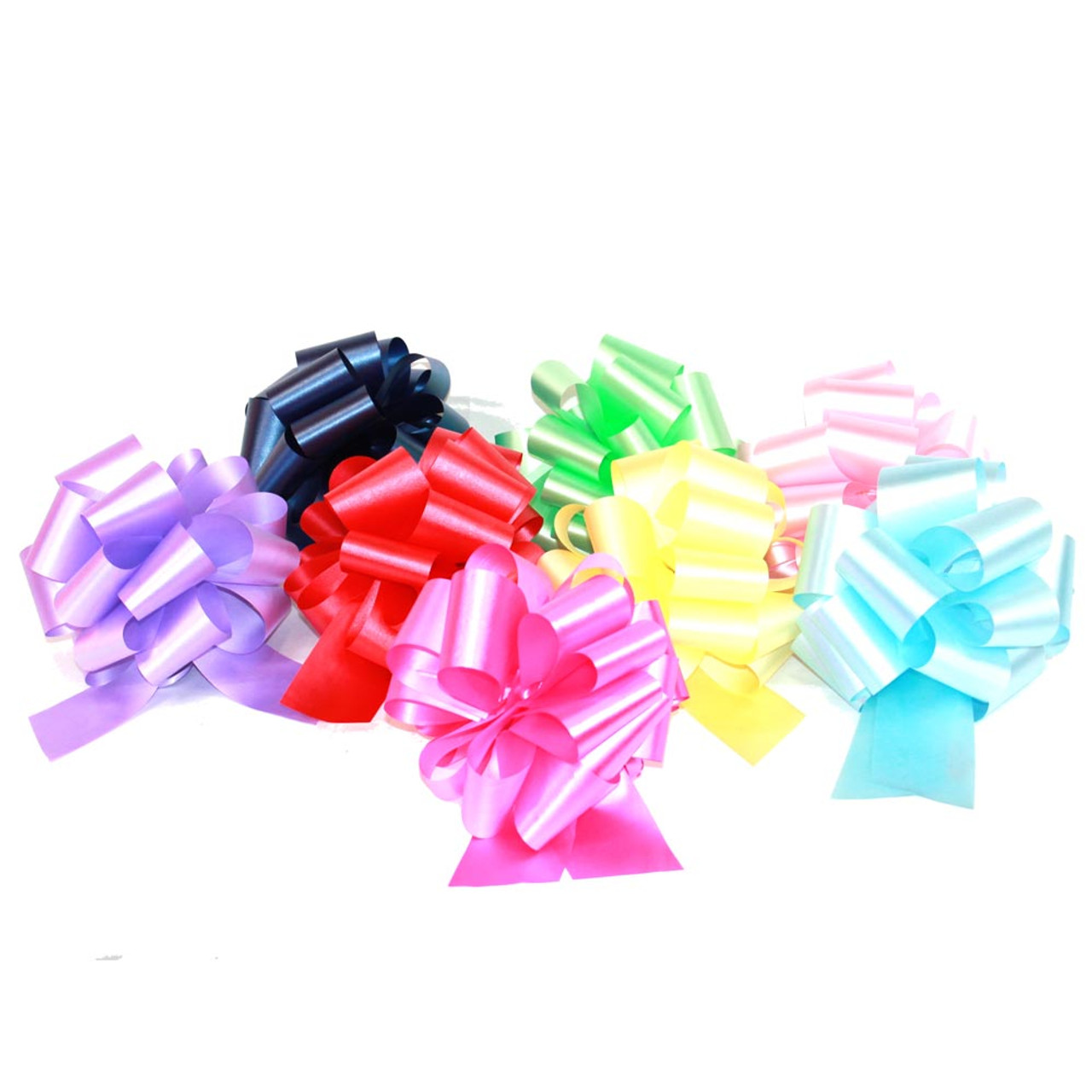 40 Assorted Colors Pull Bow Ribbon - LO Florist Supplies