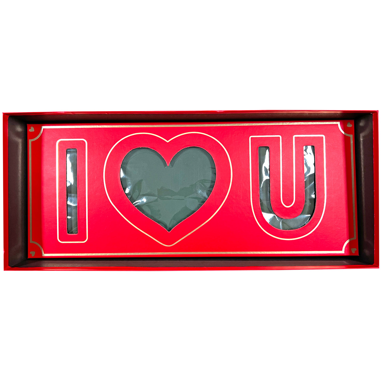 I Love You Box - with Floral Foam and Plastic Liner | Various Colors
