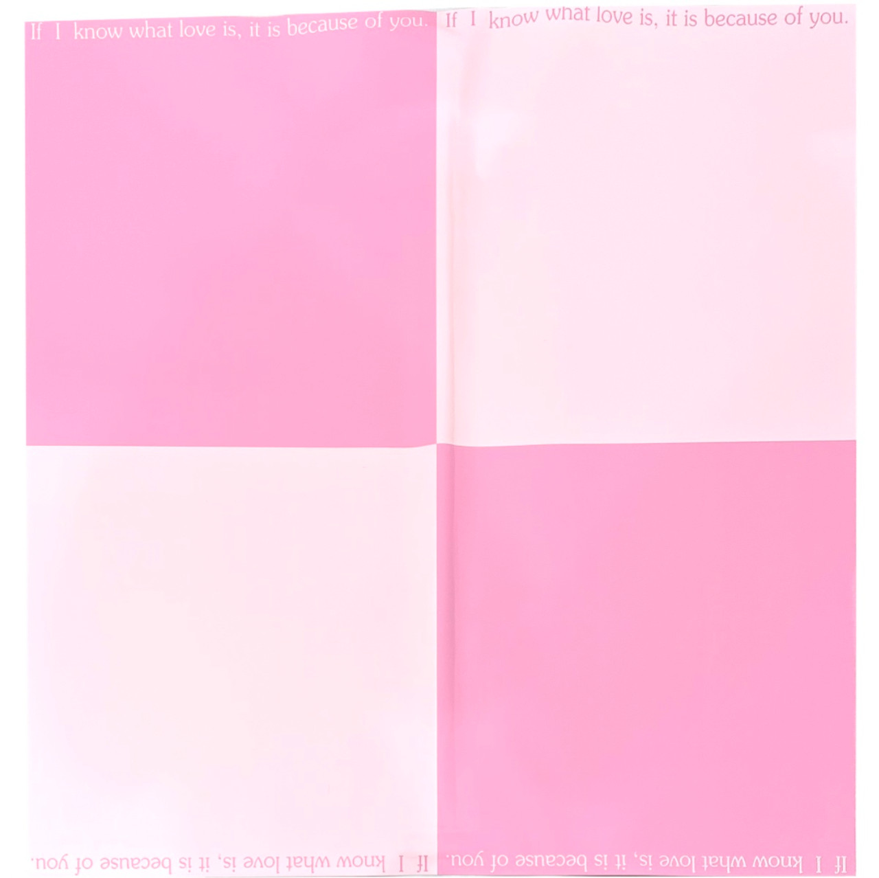 Pink Checkerboard Floral Wrapping Paper - 20 Sheets - LO Florist Supplies