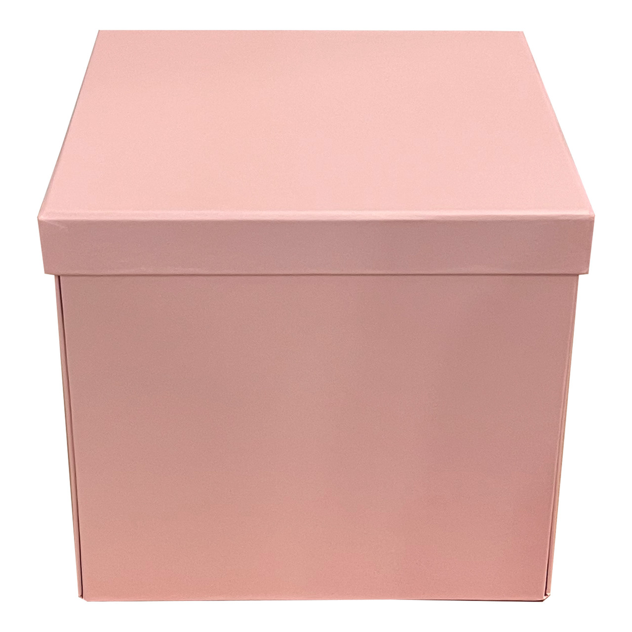 8.75 Square Double Level Surprise Box - Pink