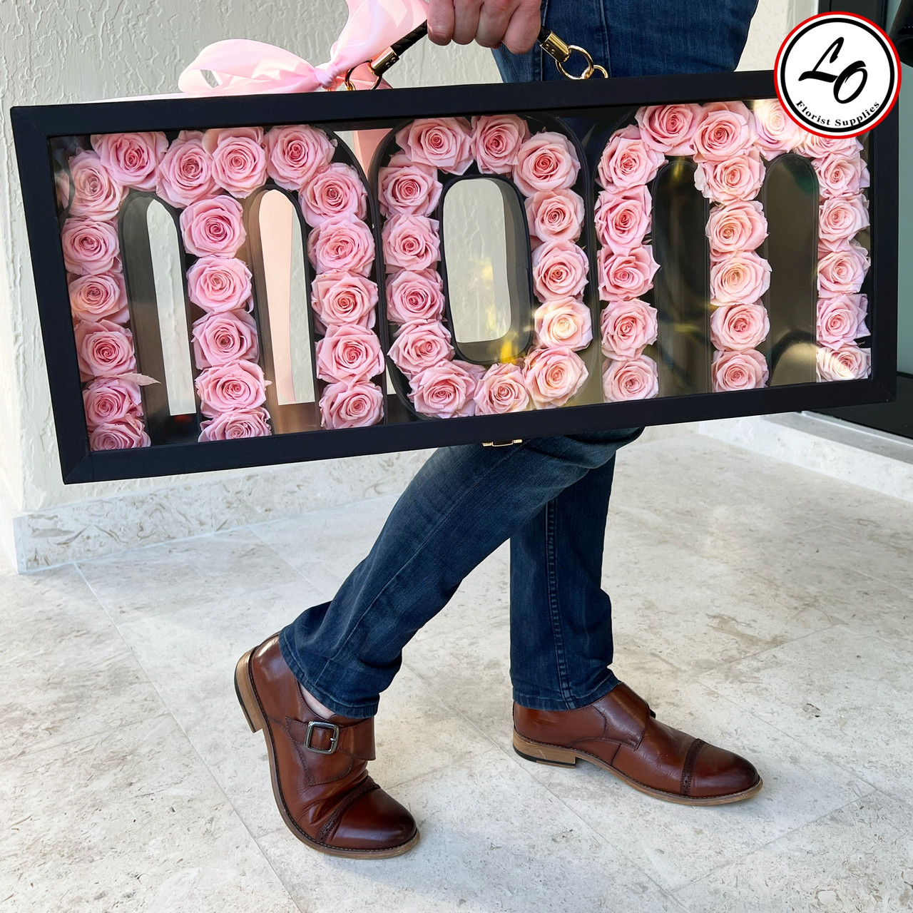 Ultra Luxury Mom Floral Gift Box with Fresh Foam - Black - LO