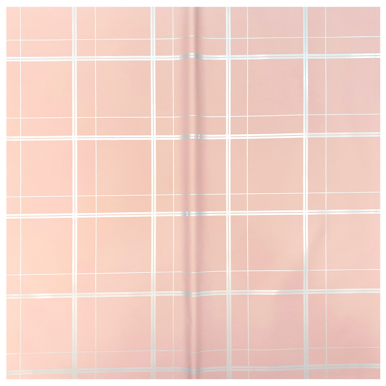 Check Pattern Pink Floral Wrapping Paper - 20 Sheets - LO Florist Supplies