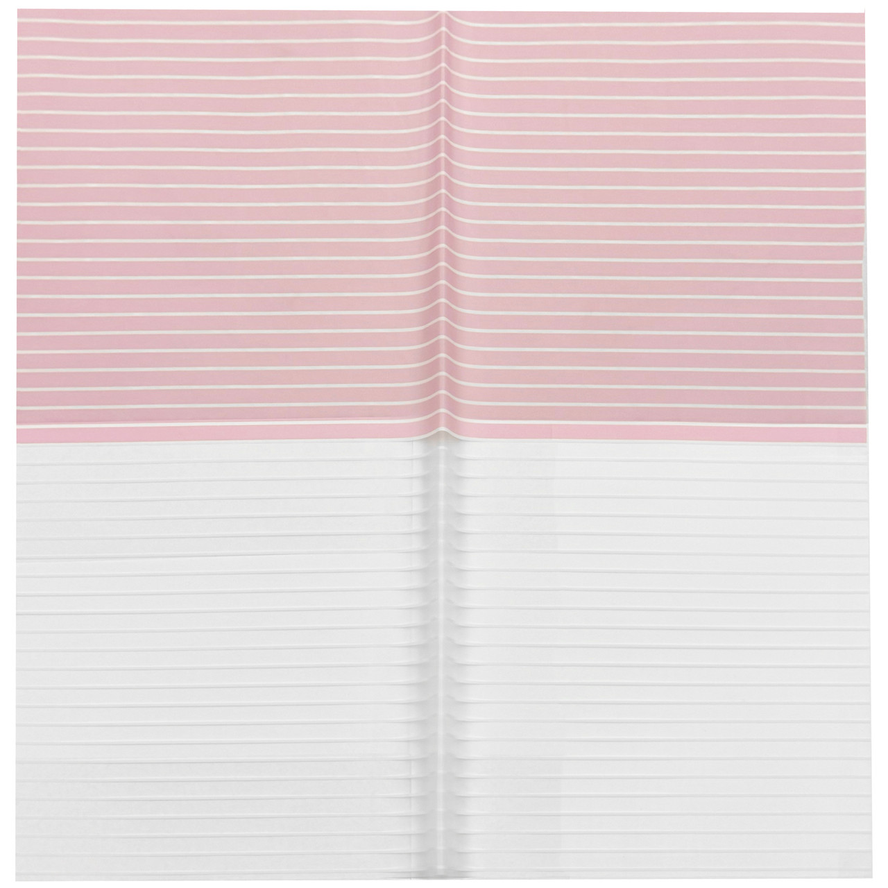Pinstripes White Floral Wrapping Paper - 20 Sheets - LO Florist