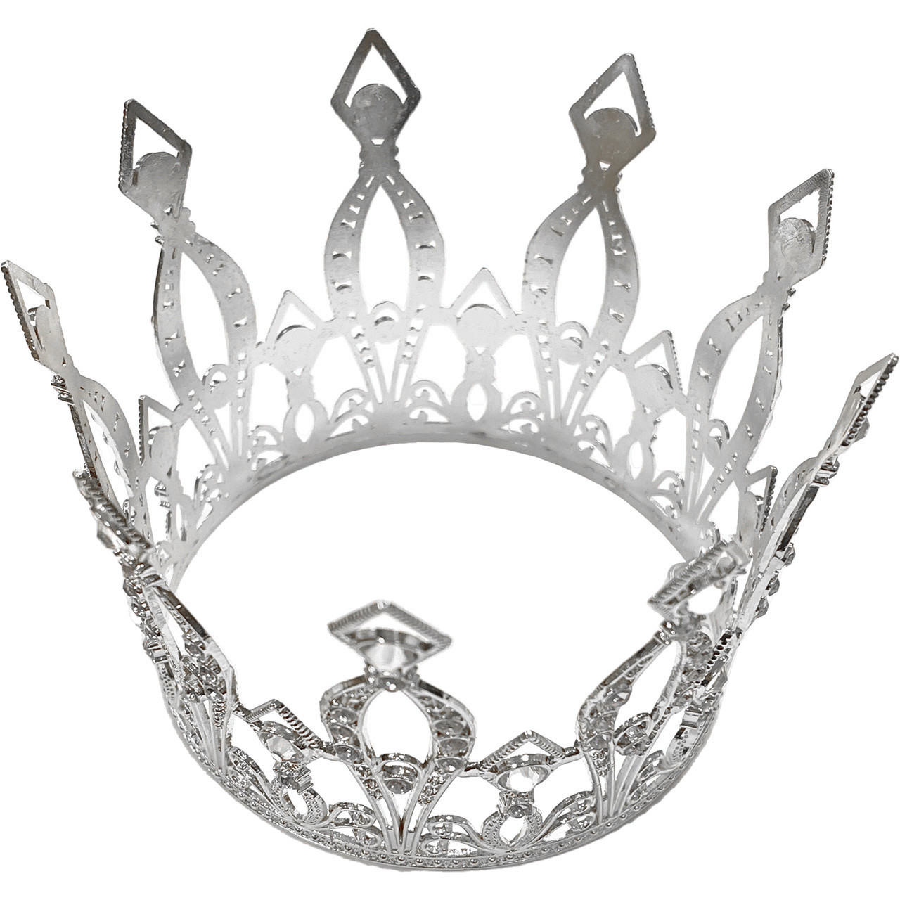 5.5 Silver Rhinestones Crown