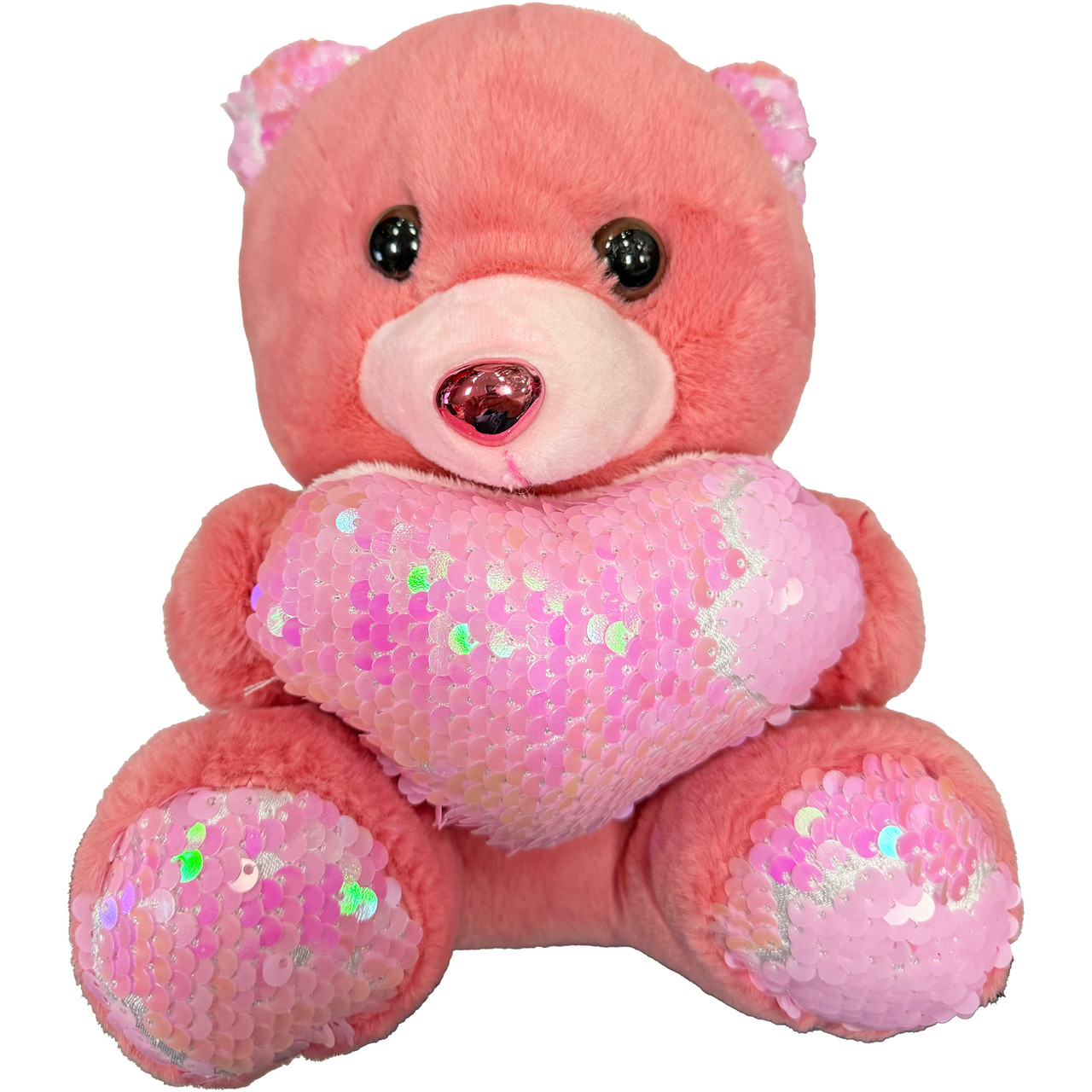 Cuddly Teddy Bear Barbie Build A Bear Pink Sparkly Teddy Bear
