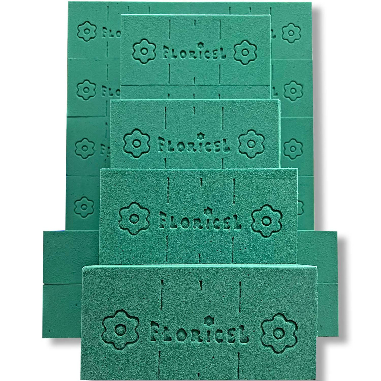 Design Block Oversized Floral Foam - 8 Pieces - LO Florist Supplies