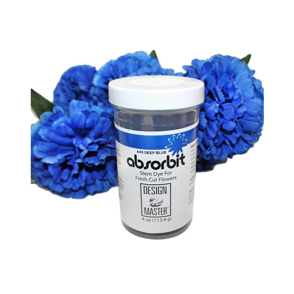 Deep Blue Flower Dye Absorption Powder LO Florist Supplies