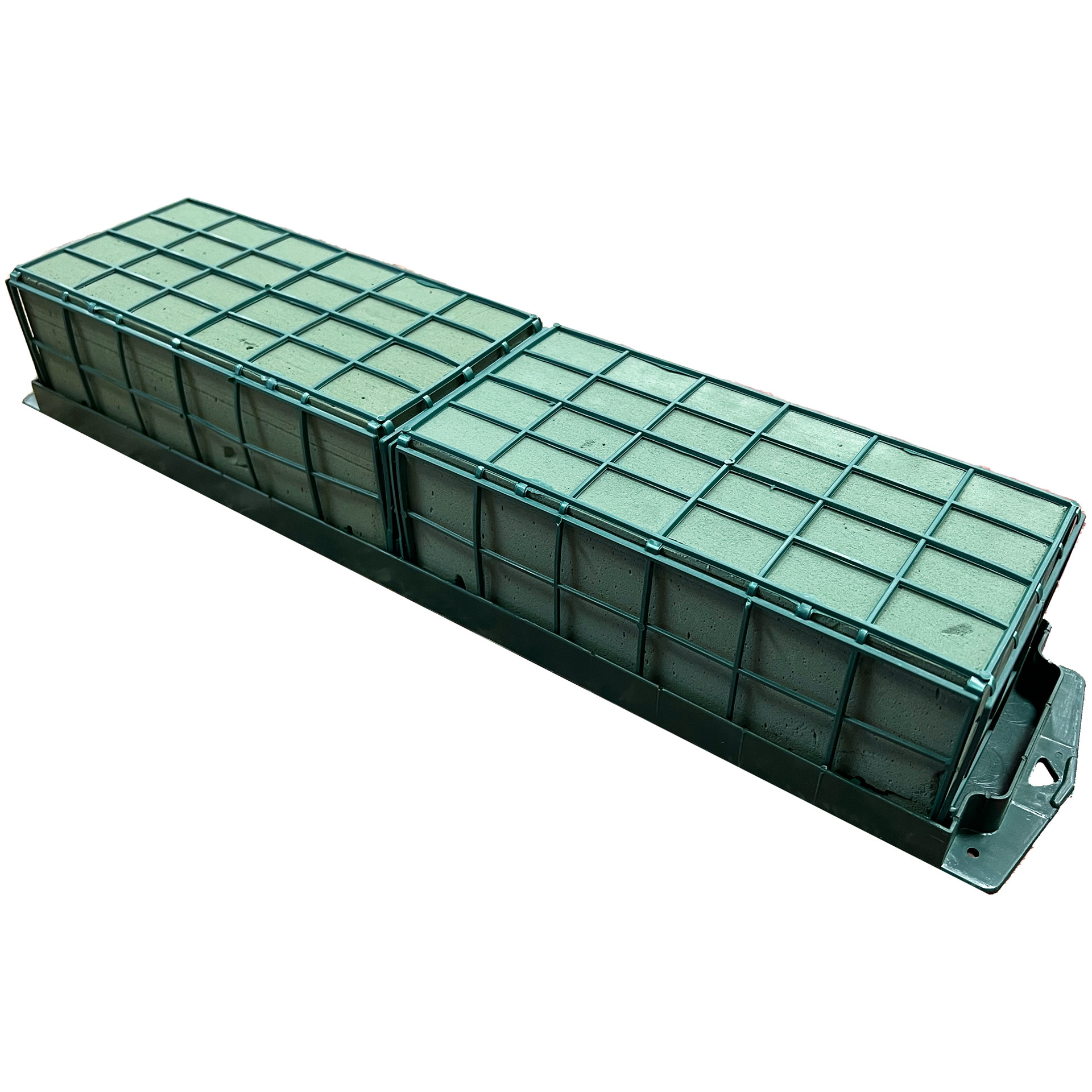 Double Block Floral Foam Casket Saddle LO Florist Supplies