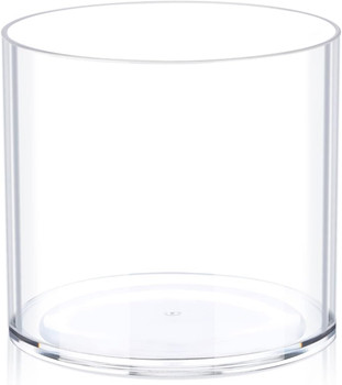 5" Clear Acrylic Cylinder Vase