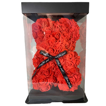 10" Red Rose Foamy Teddy Bear in Box 10" Red Rose Foamy Teddy Bear in Box