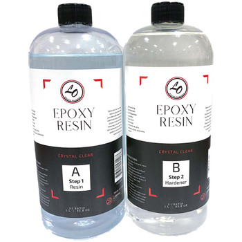 Clear Floral Epoxy Resin & Hardener - 2 Liters