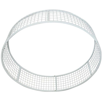 32" White Round Floral Frame 32" White Round Floral Frame