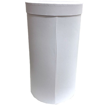 8.5" Triple Level Folding Box - White 8.5" Triple Level Folding Box - White