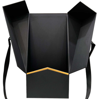 23" Surprise Wings Floral Box with Gold Accent 23" Surprise Wings Floral Box with Gold Accent