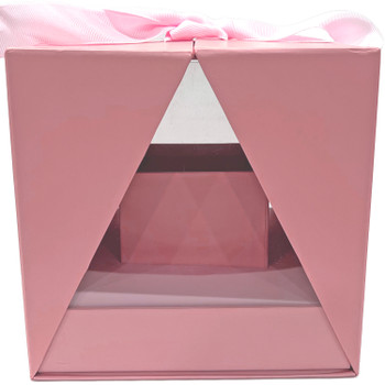 7.25" Surprise Opening Floral Box - Pink