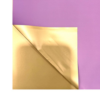 Lavender & Gold Double Faced Floral Wrapping Paper - 20 Sheets