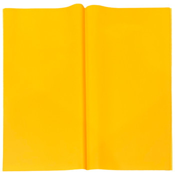 Bright Yellow Floral Wrapping Paper - 20 Sheets