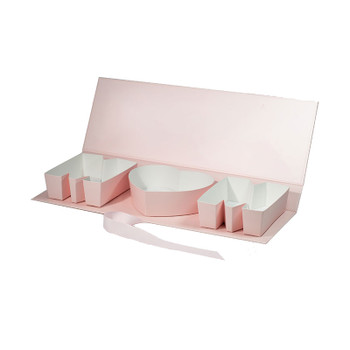 17.75" Shallow Folding Mom Box - Pink