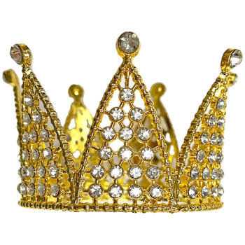 3.75" Gold Rhinestones Crown