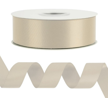 1.5" Single Face Satin Ribbon - Champagne - 50 Yards